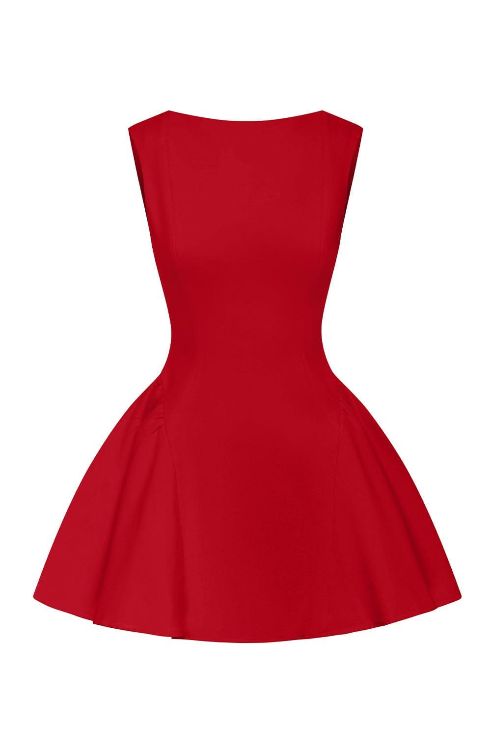 Yalina Mini Dress - Red Product Image