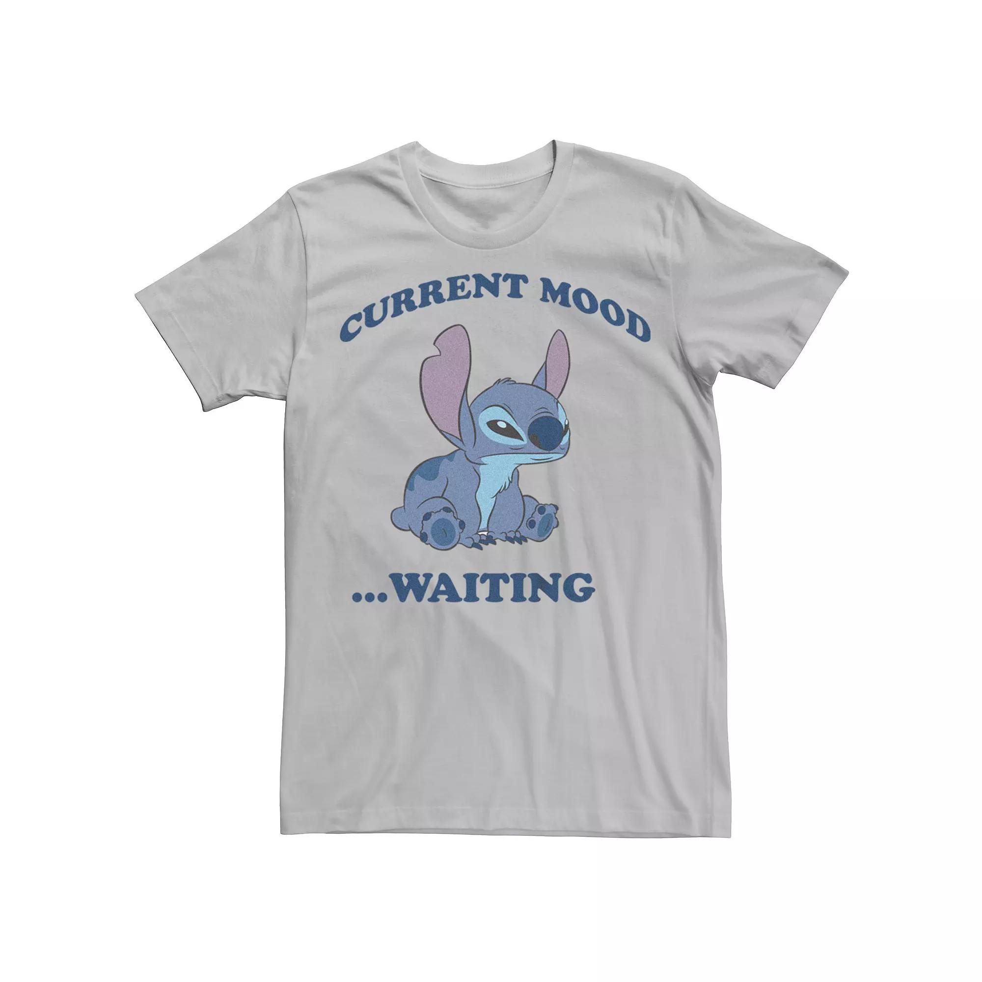Disney's Lilo & Stitch Men's Current Mood Waiting Tee,  Product Image