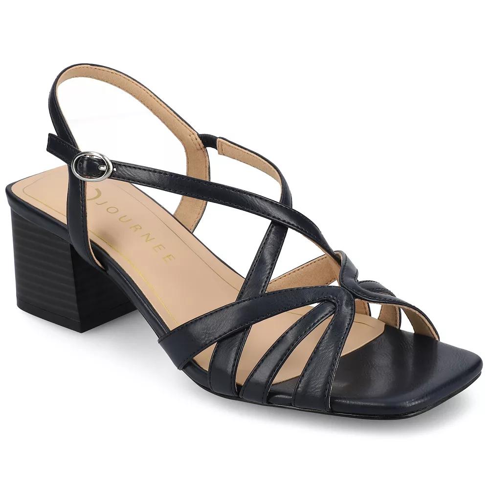 Journee Shyla Women's Block Heel Dress Sandals,  Product Image
