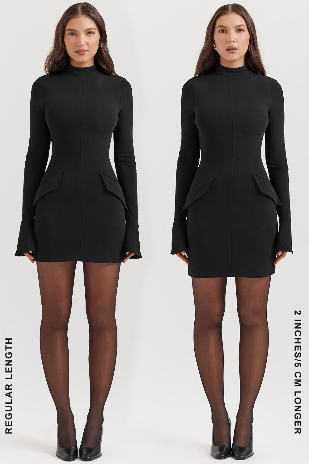 Mahalia  black mini dress Product Image