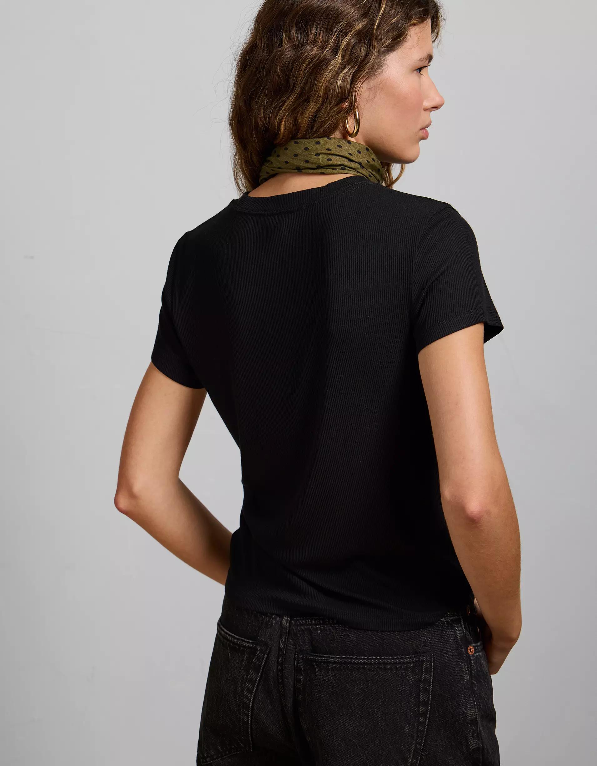 AE77 Premium Ribbed T-Shirt Product Image