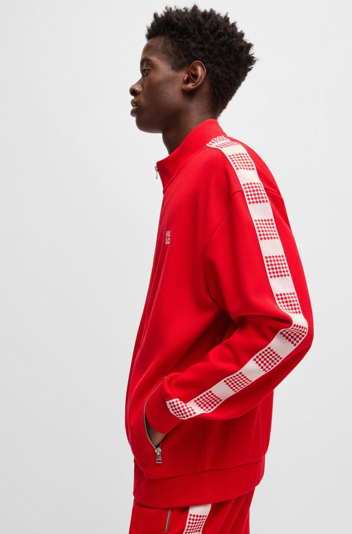 Sweatshirt with checked tape Product Image