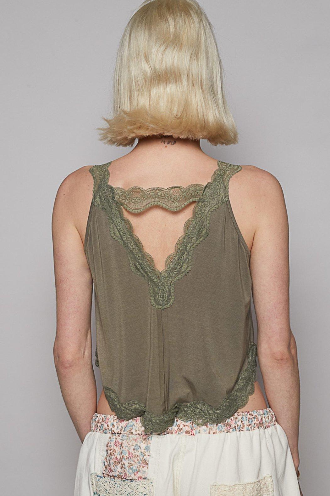 Sleeveless V Neck Top Product Image