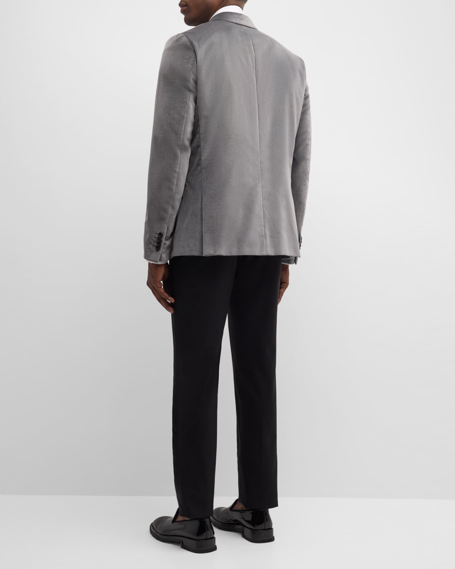 Men's Velvet Tuxedo Jacket Product Image