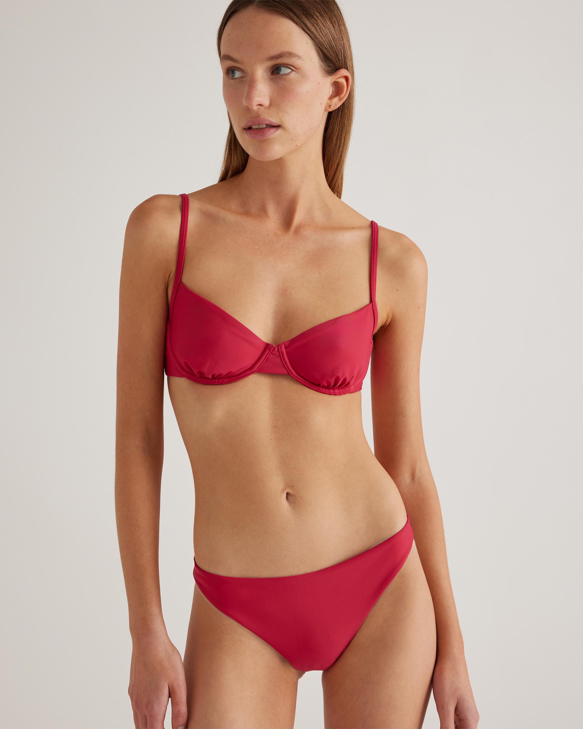 Quince | Women's Italian Low-Rise Bikini Bottom 78% Recycled Polyamide, 22% Spandex Product Image