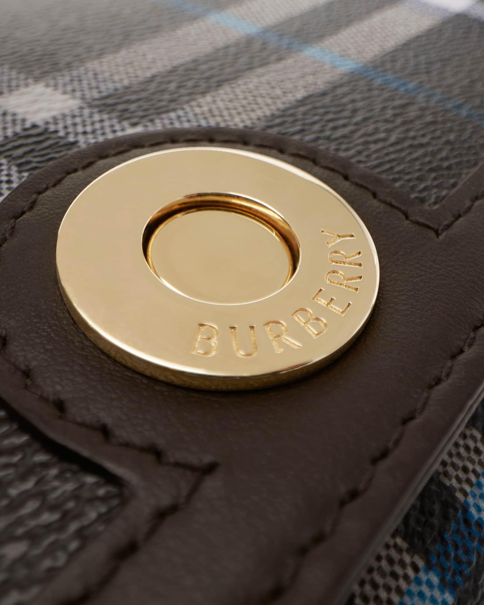 Note Small Check Canvas Crossbody Bag Product Image