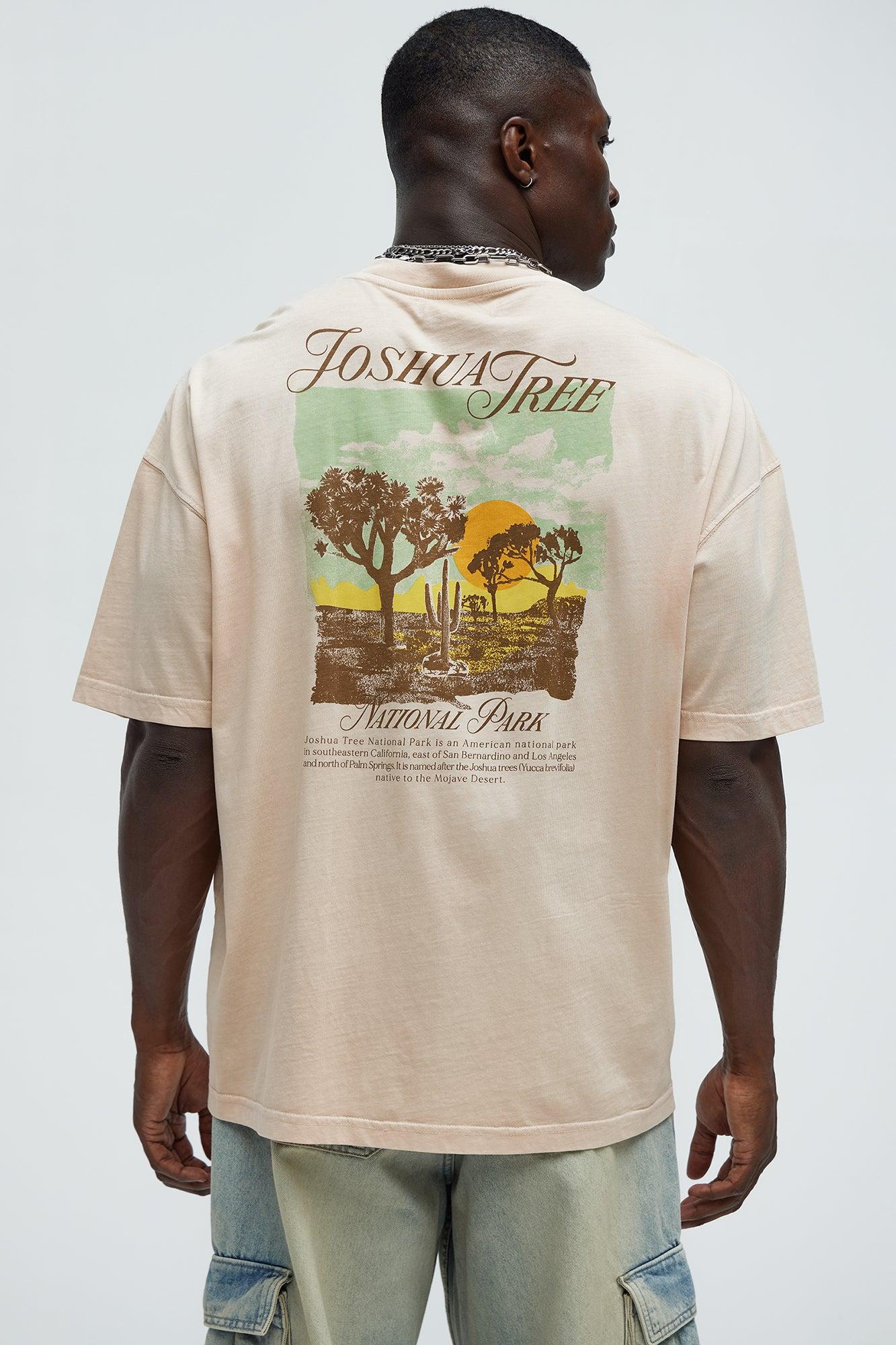 Joshua Tree Oversized Short Sleeve Tee - Brown Product Image