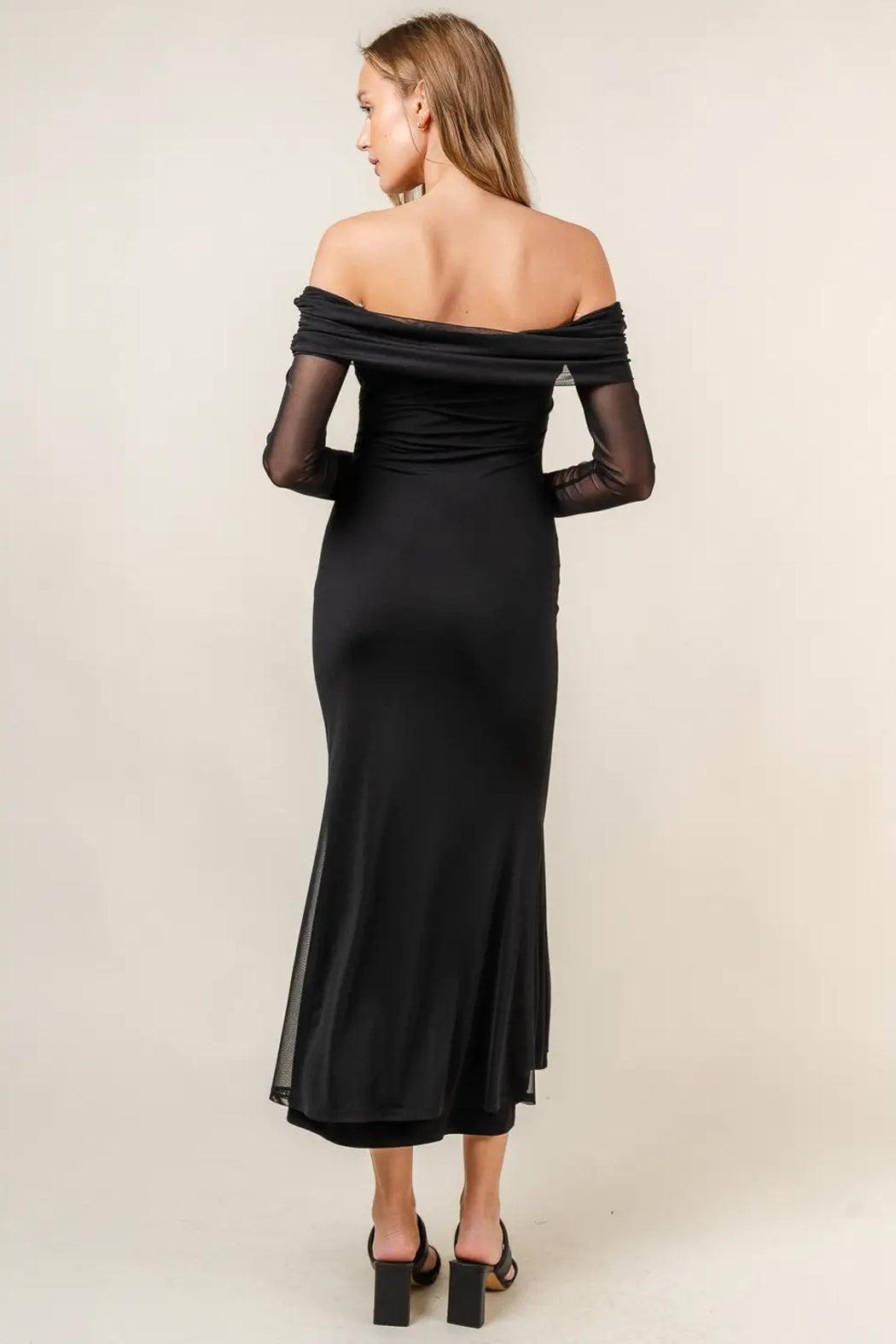 Floria Off Shoulder Maxi Dress Product Image