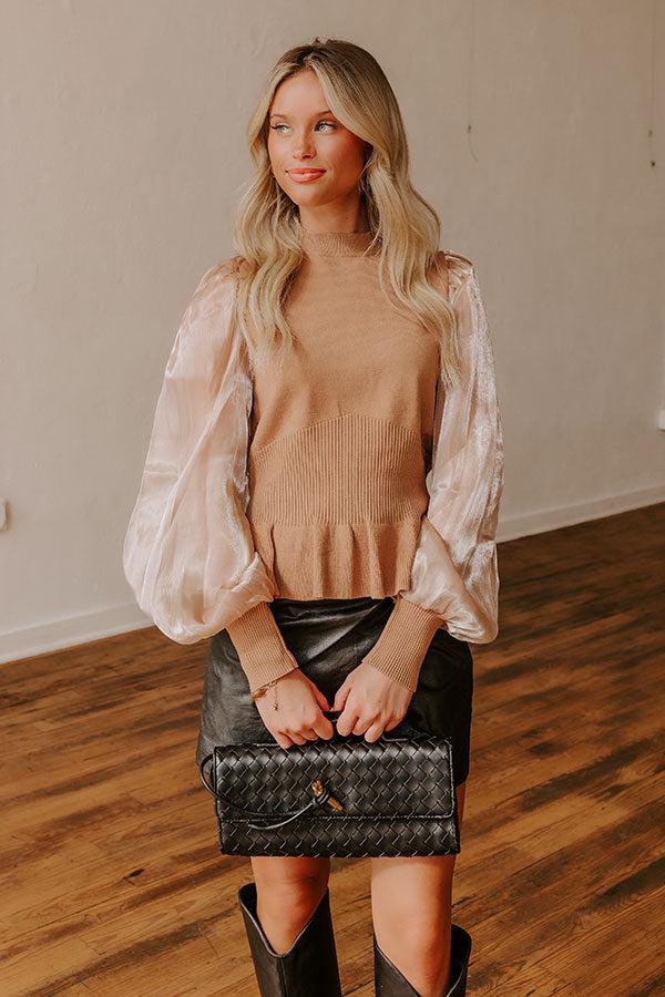 Martini Sippin' Knit Top Product Image