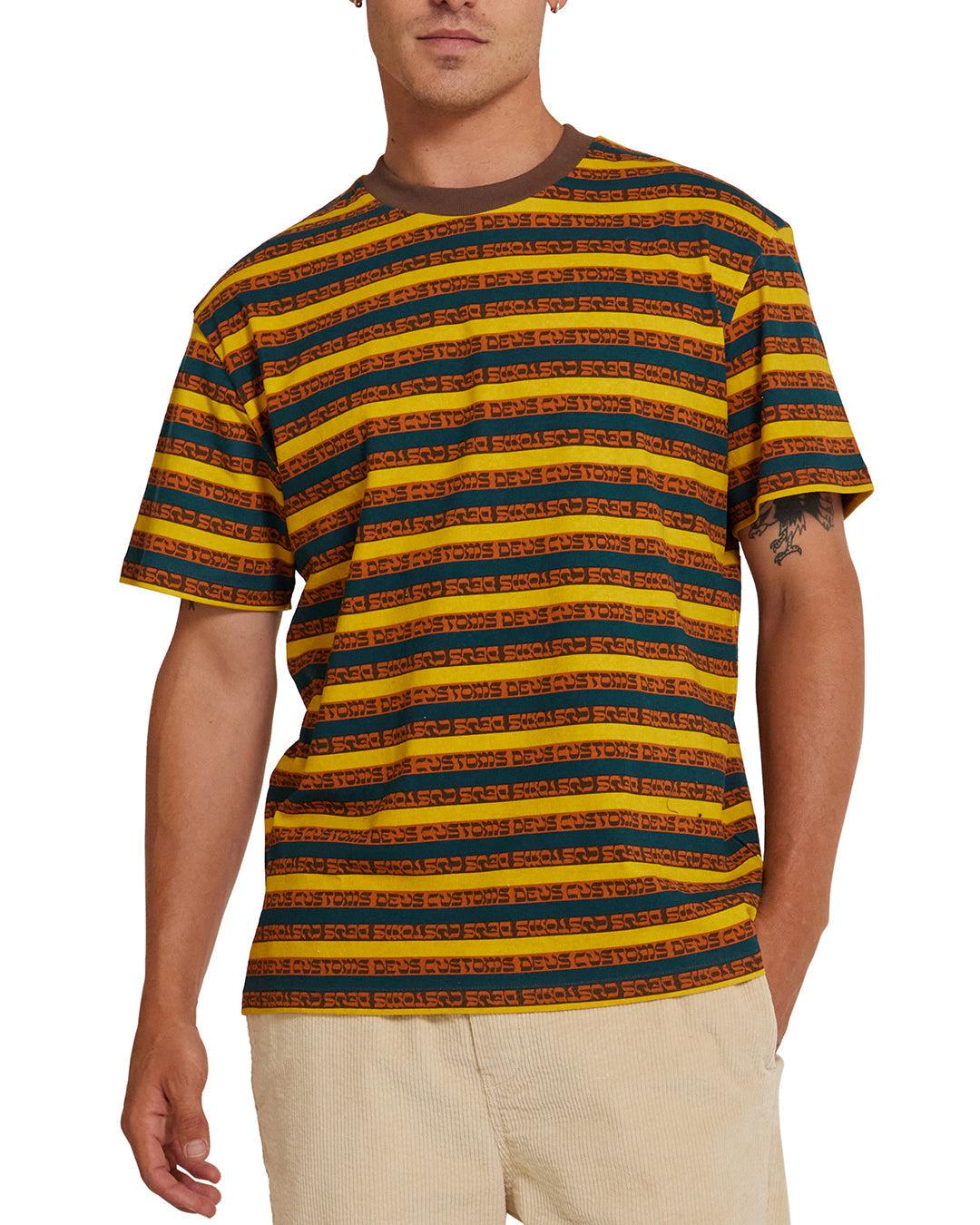 Salutation Stripe Tee - Multi Product Image
