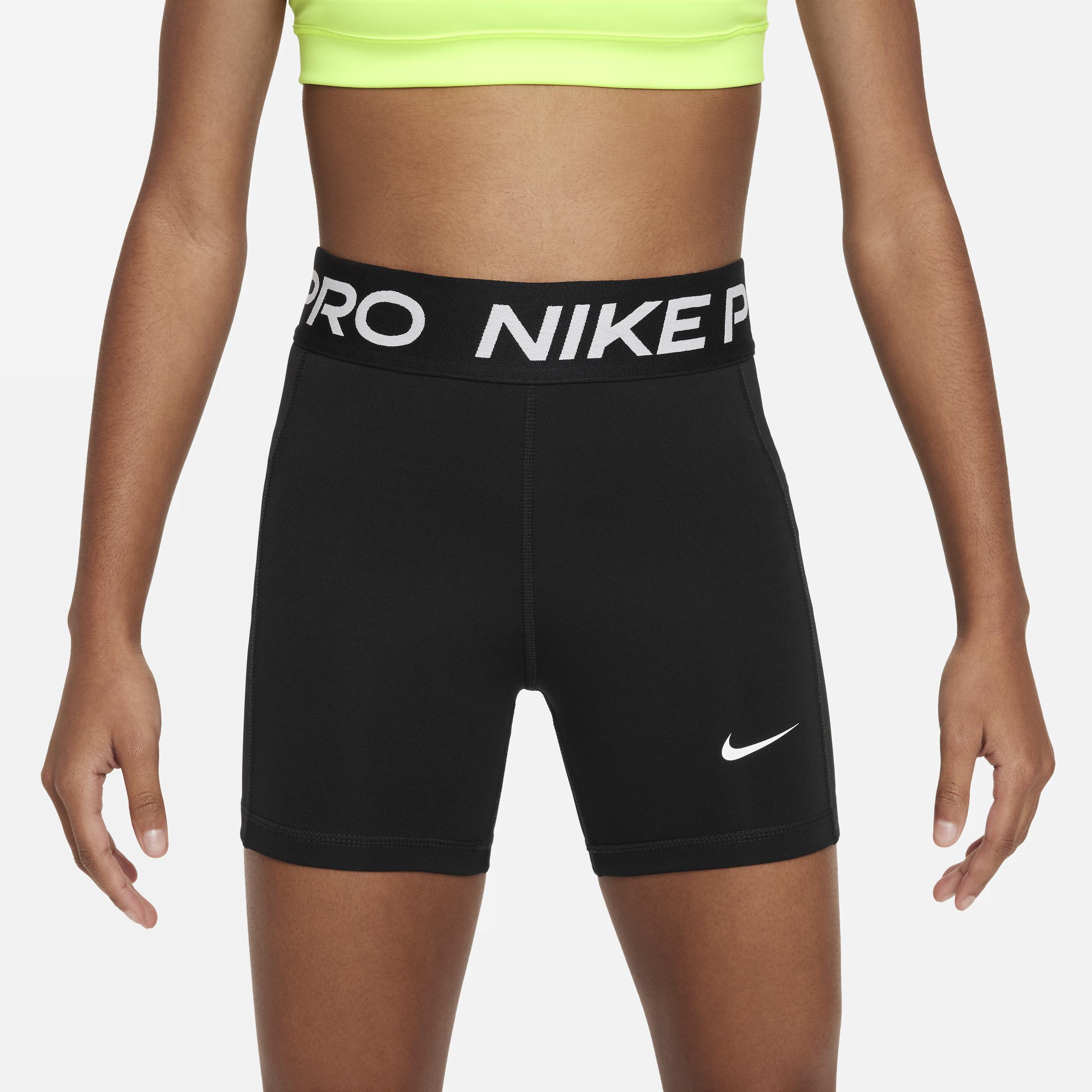 Womens Nike Pro Leak Protection: Period Girls Dri-FIT Shorts | FJ6861-010 Product Image
