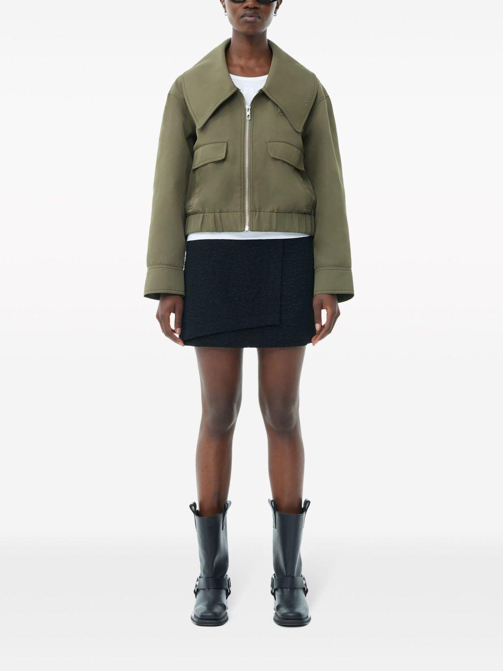 oversized collar jacket Product Image