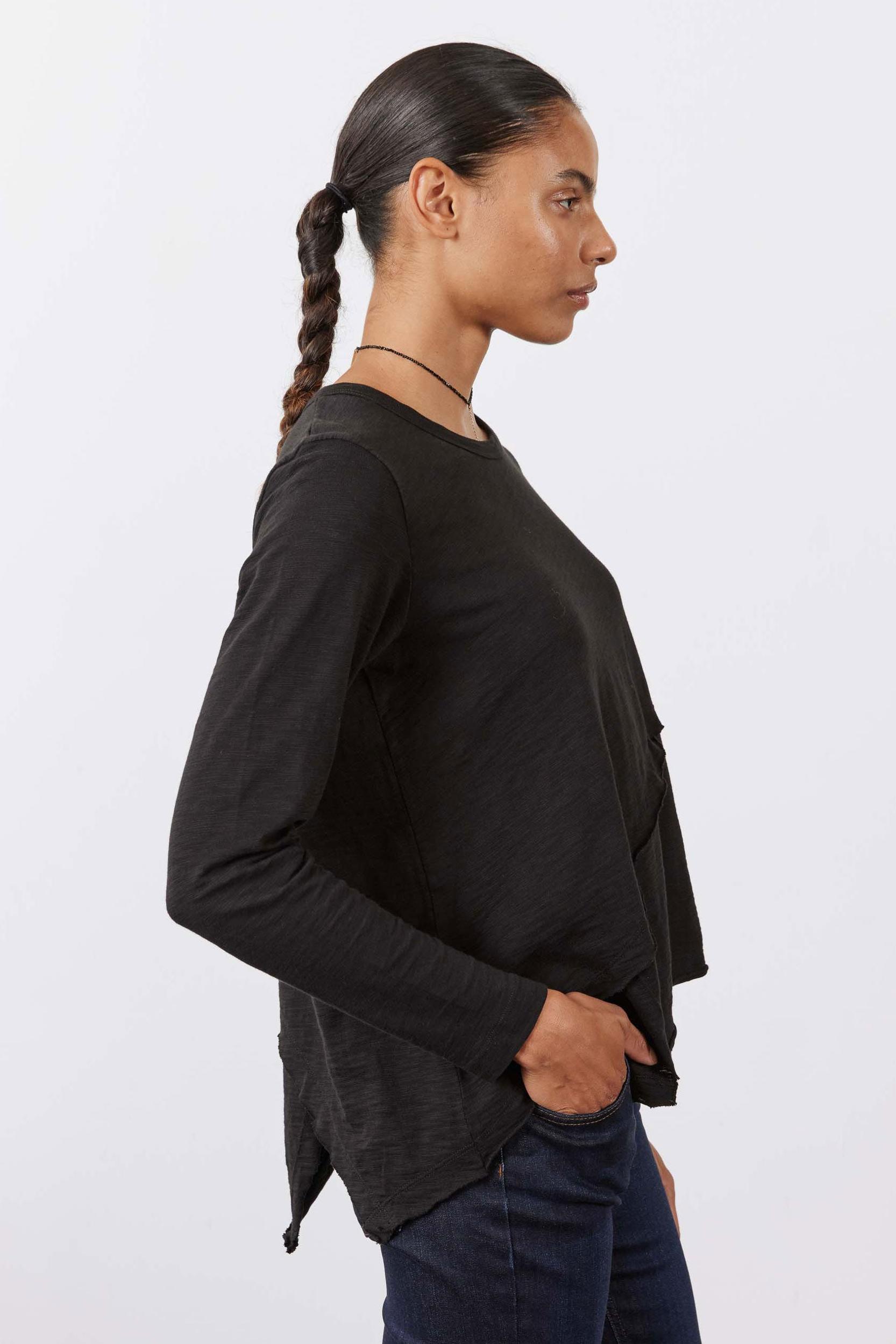 Inner Glow Asymmetric Long Sleeve Top Product Image