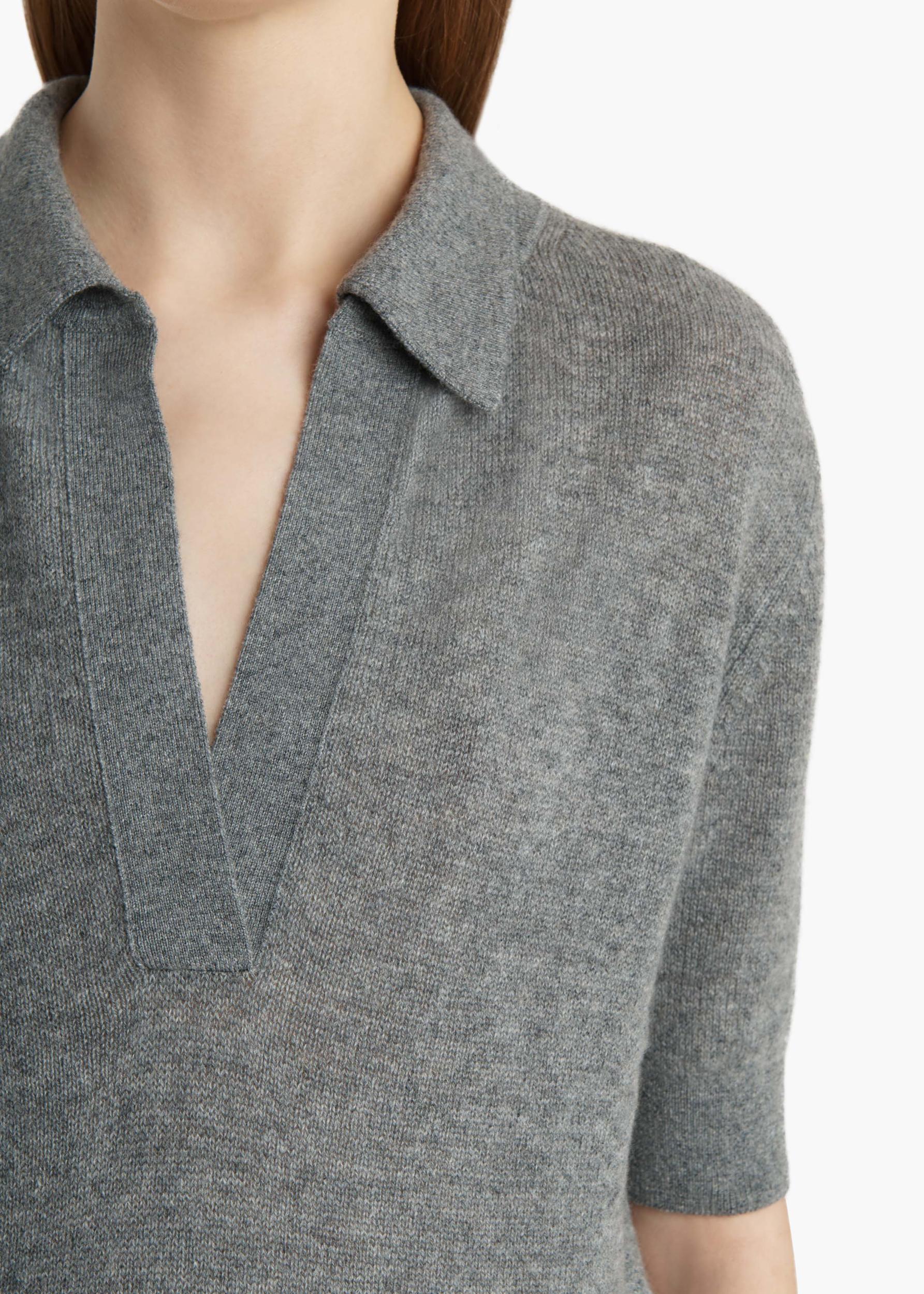 Shrunken Jo Sweater in Warm Grey Product Image