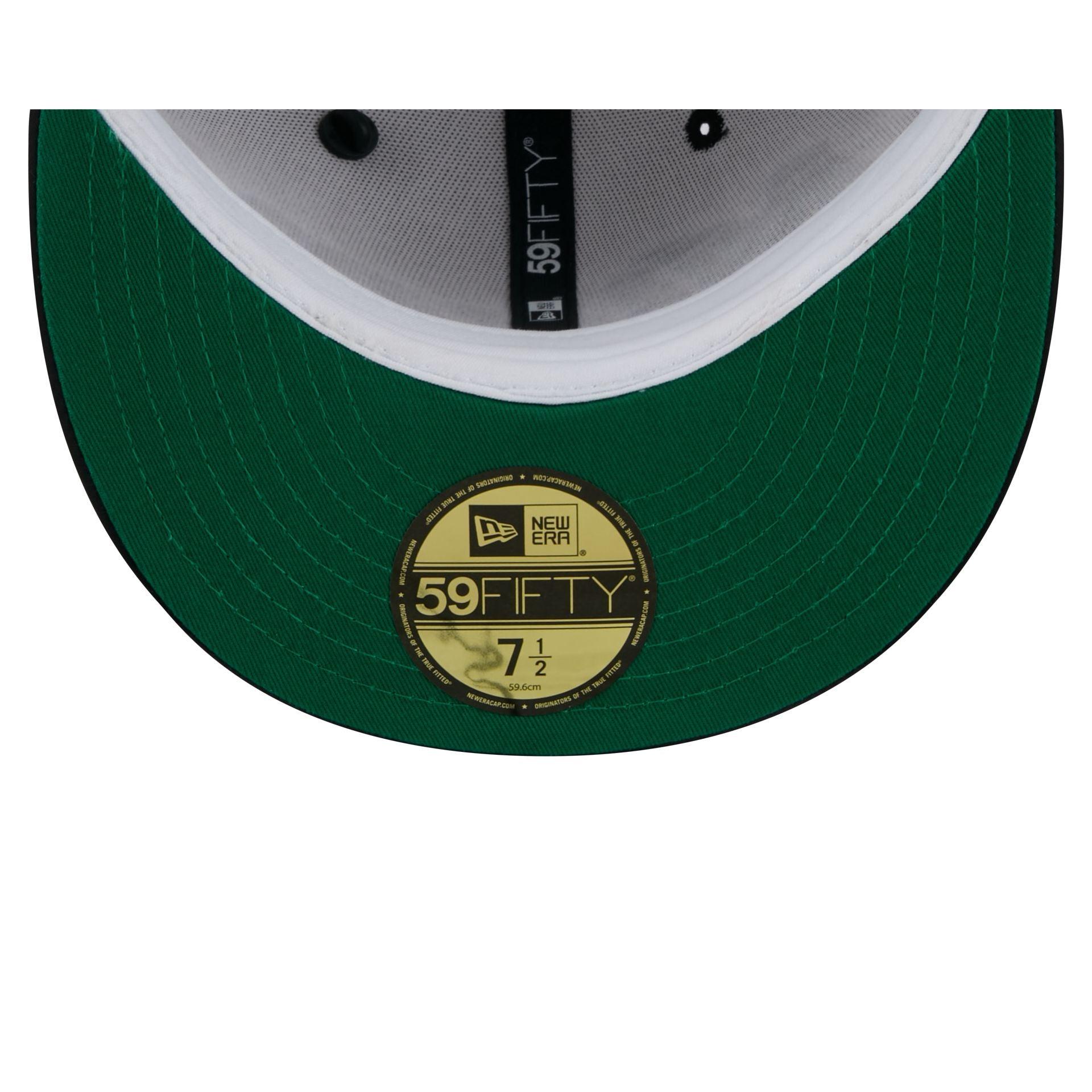 Miami Marlins Spring Satin 59FIFTY Fitted Hat Male Product Image