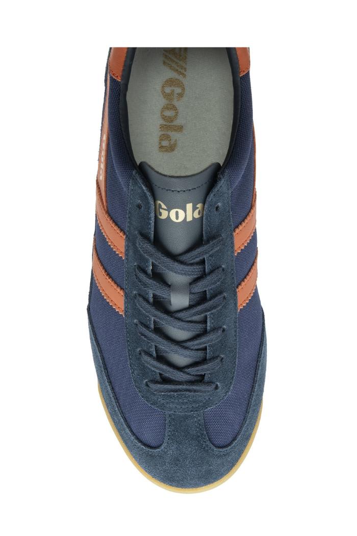 Gola Classics Men's Tornado Sneakers- Navy/Moody Orange Product Image