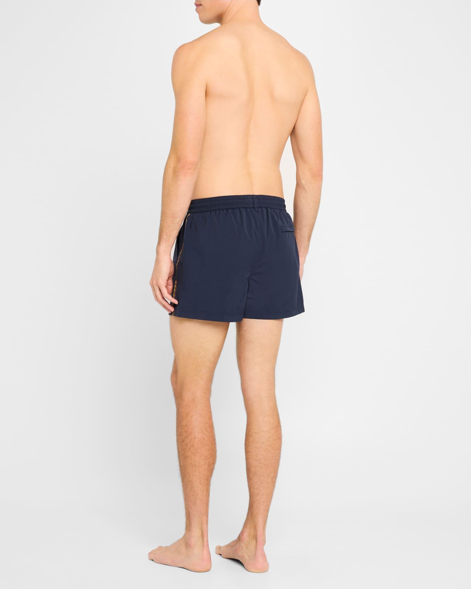 Men's Plain Stripe Swim Shorts Product Image