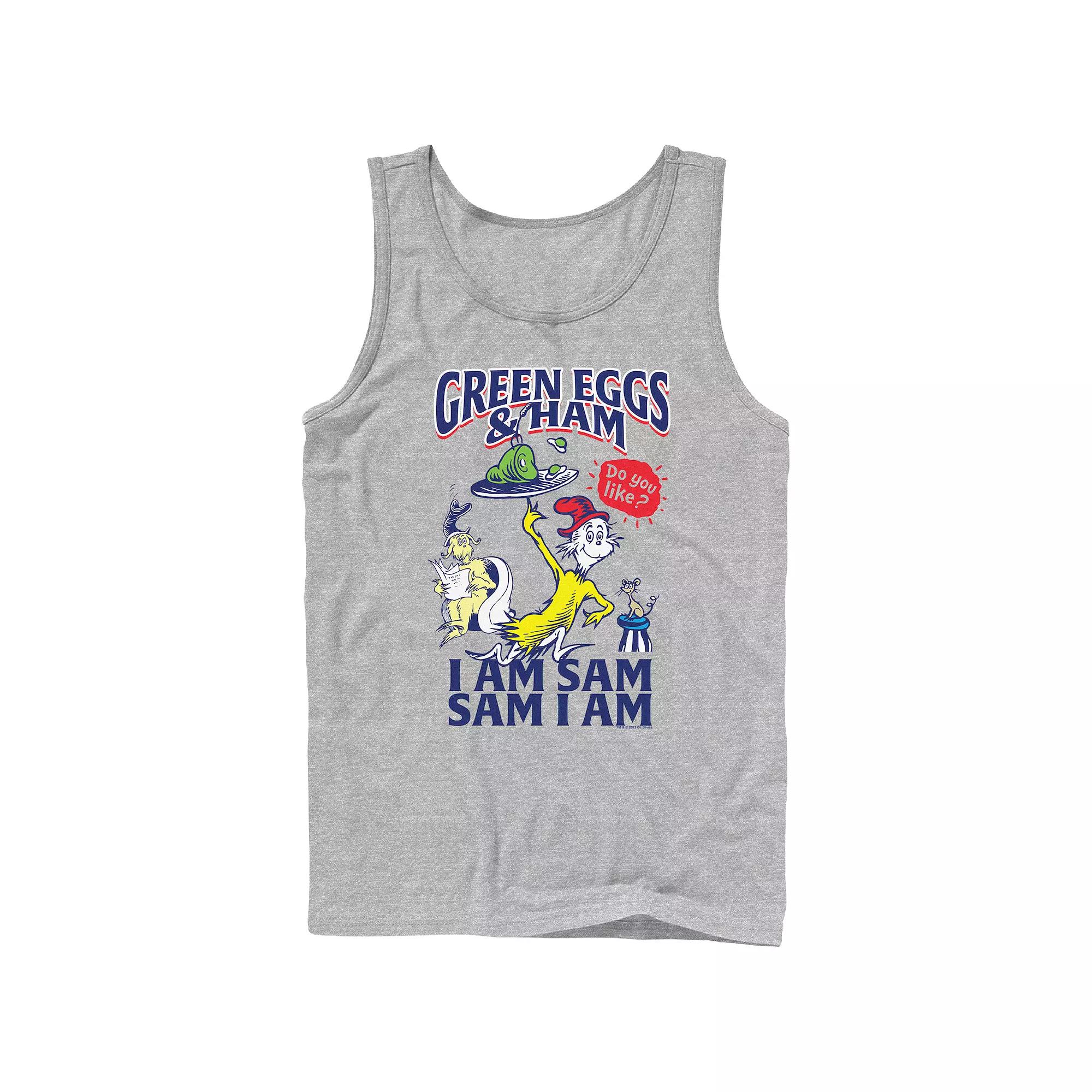 Men's Dr. Seuss Green Eggs And Ham Do you Like Them? Graphic Tank,  Product Image