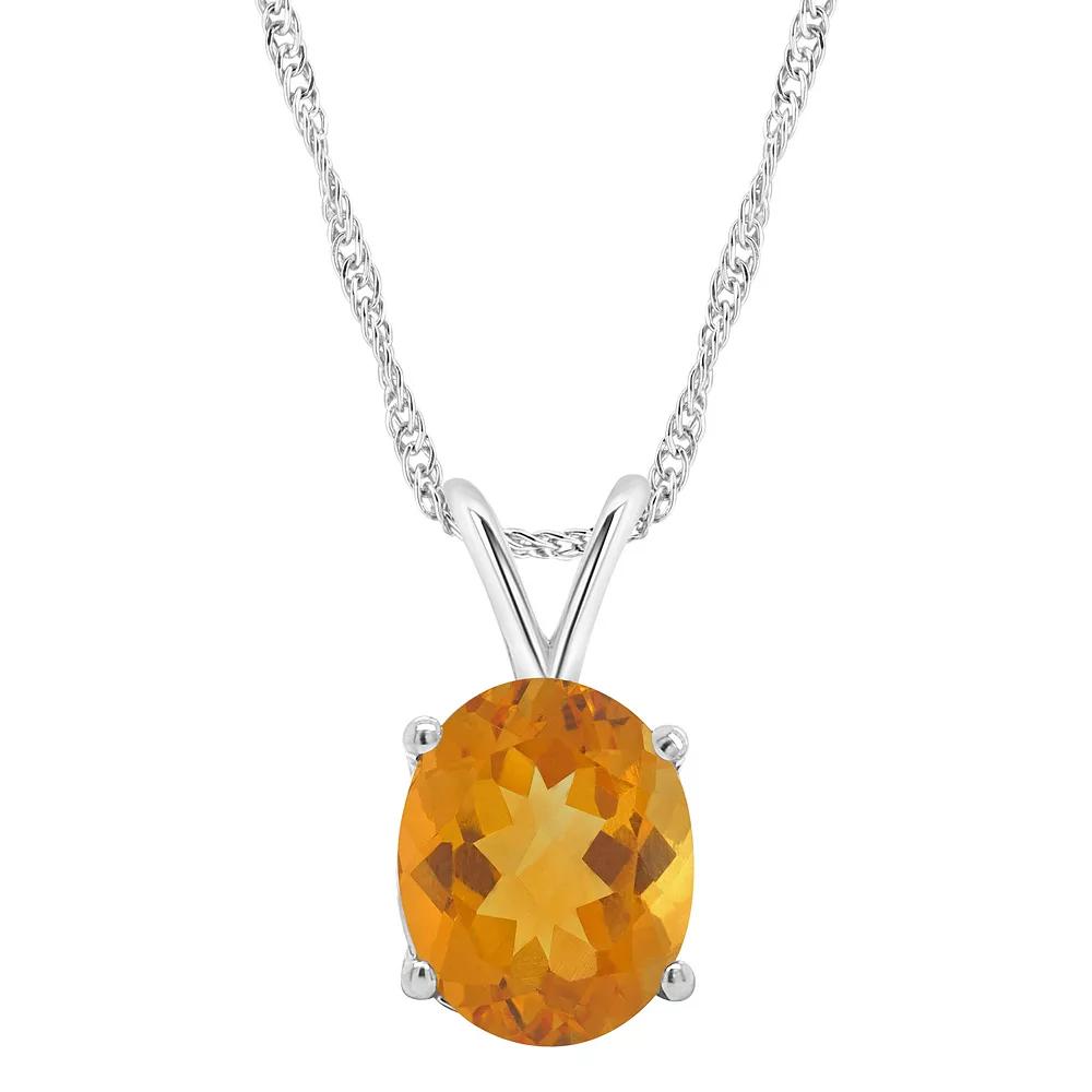 Alyson Layne Sterling Silver Rose Quartz Teardrop Pendant Necklace, Women's,  Product Image