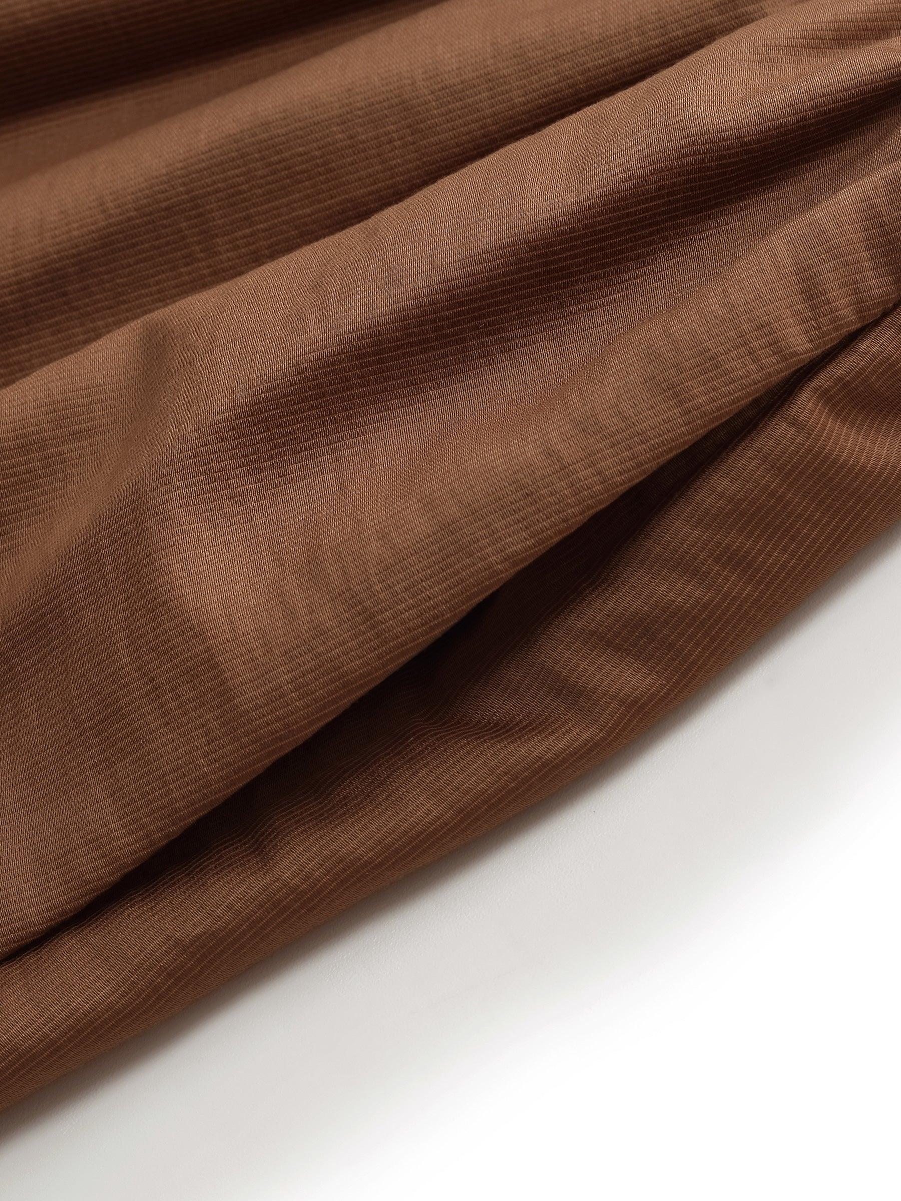 Tencel Blend Women Ruffle Cap Sleeve Maxi Dress With Sash Product Image