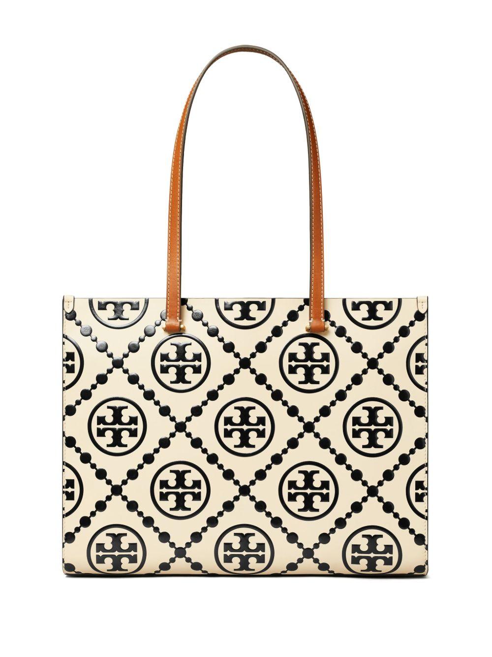T Monogram Contrast tote bag  Product Image