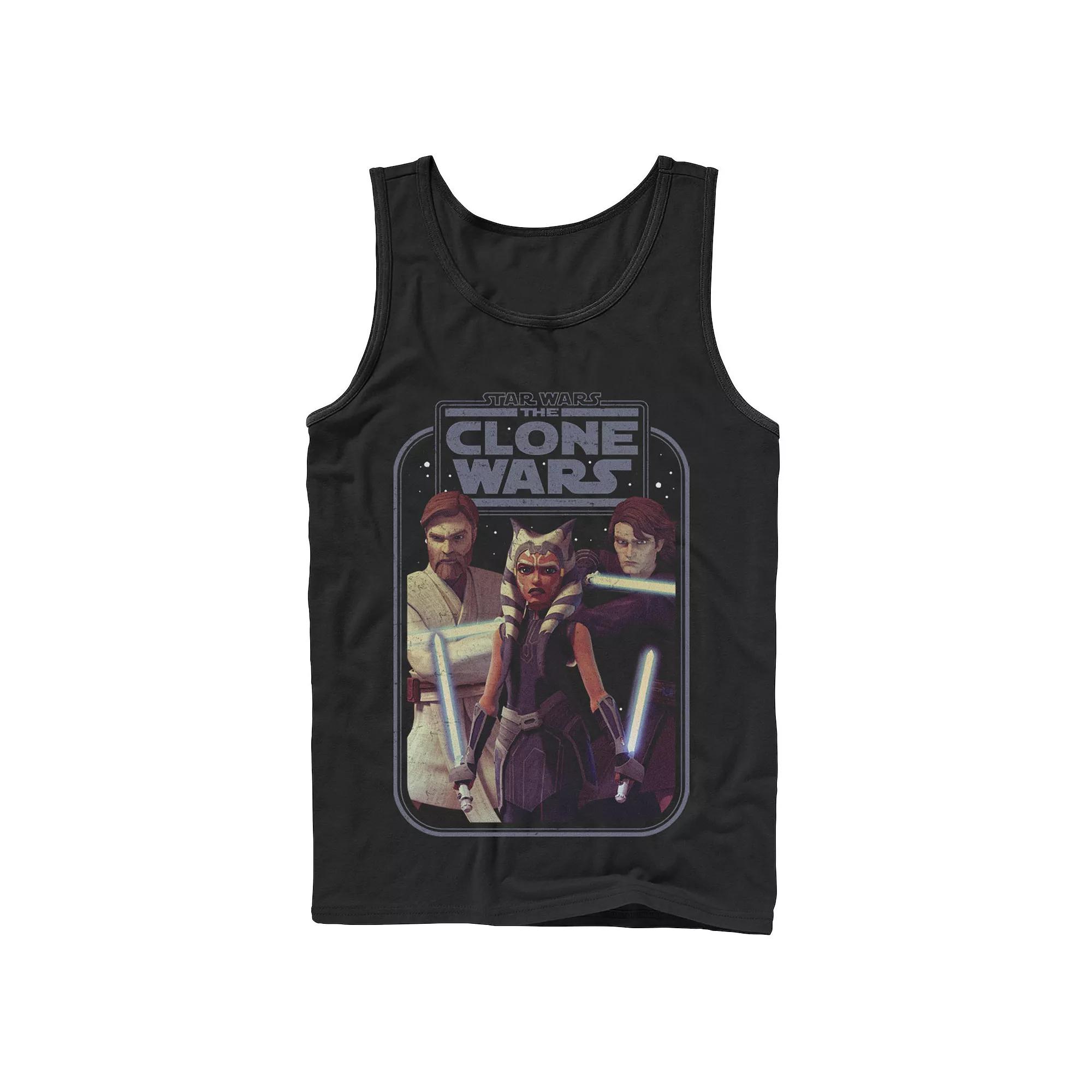 Men's Star Wars: The Clone Wars Heroes Group Shot Tank Top,  Product Image