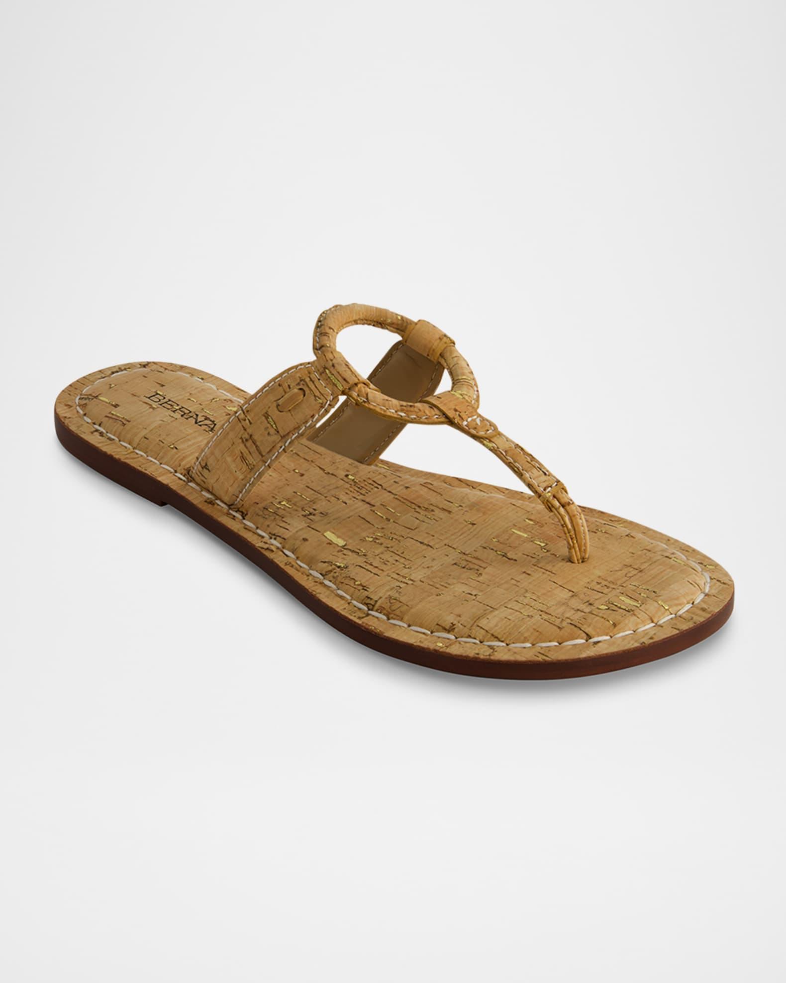 Matrix Cork Flat Thong Sandals Product Image
