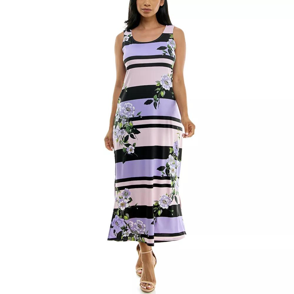 Women's Nina Leonard Print Maxi Dress,  Product Image