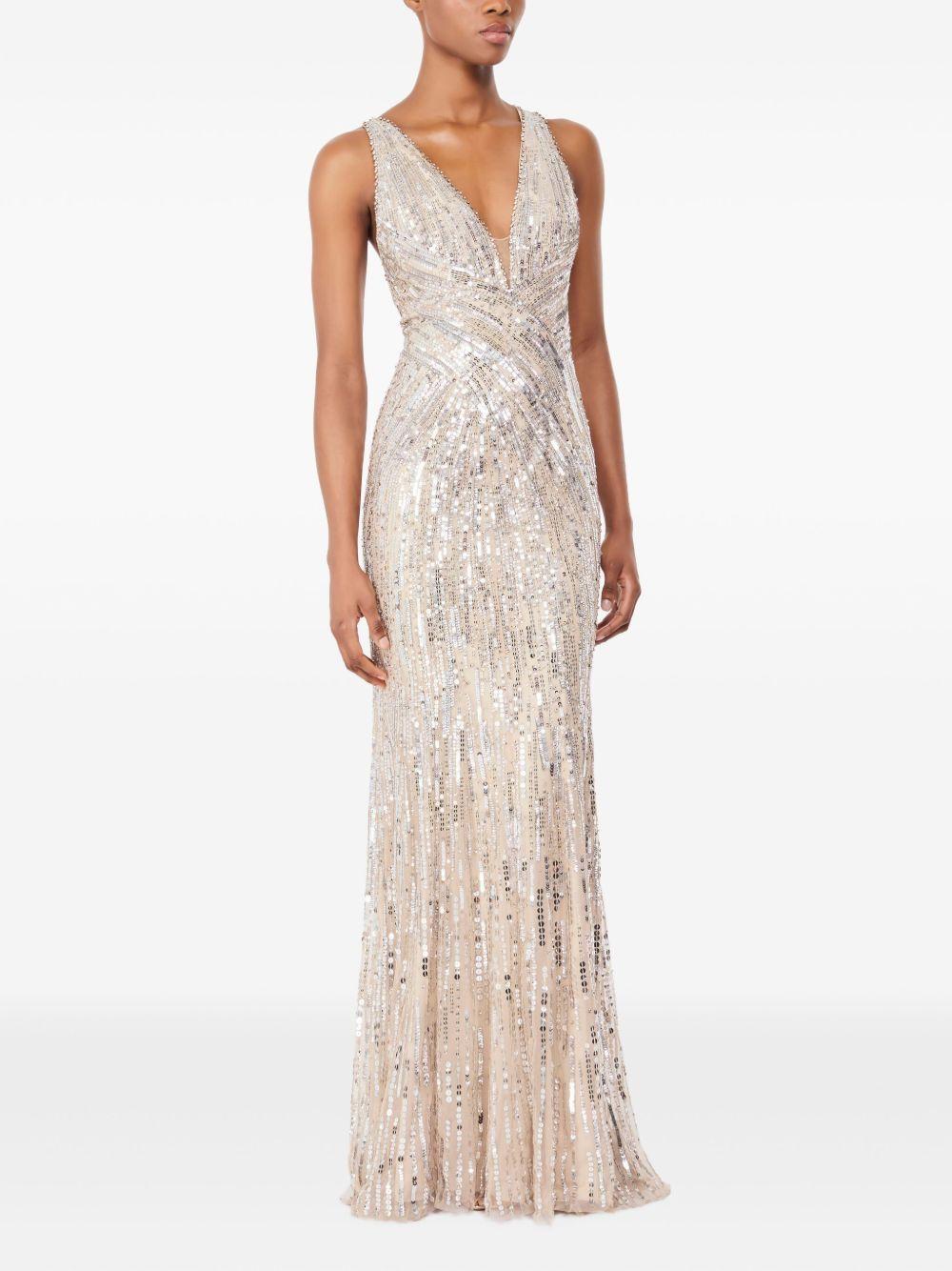 Raquel sequin-embellished gown Product Image