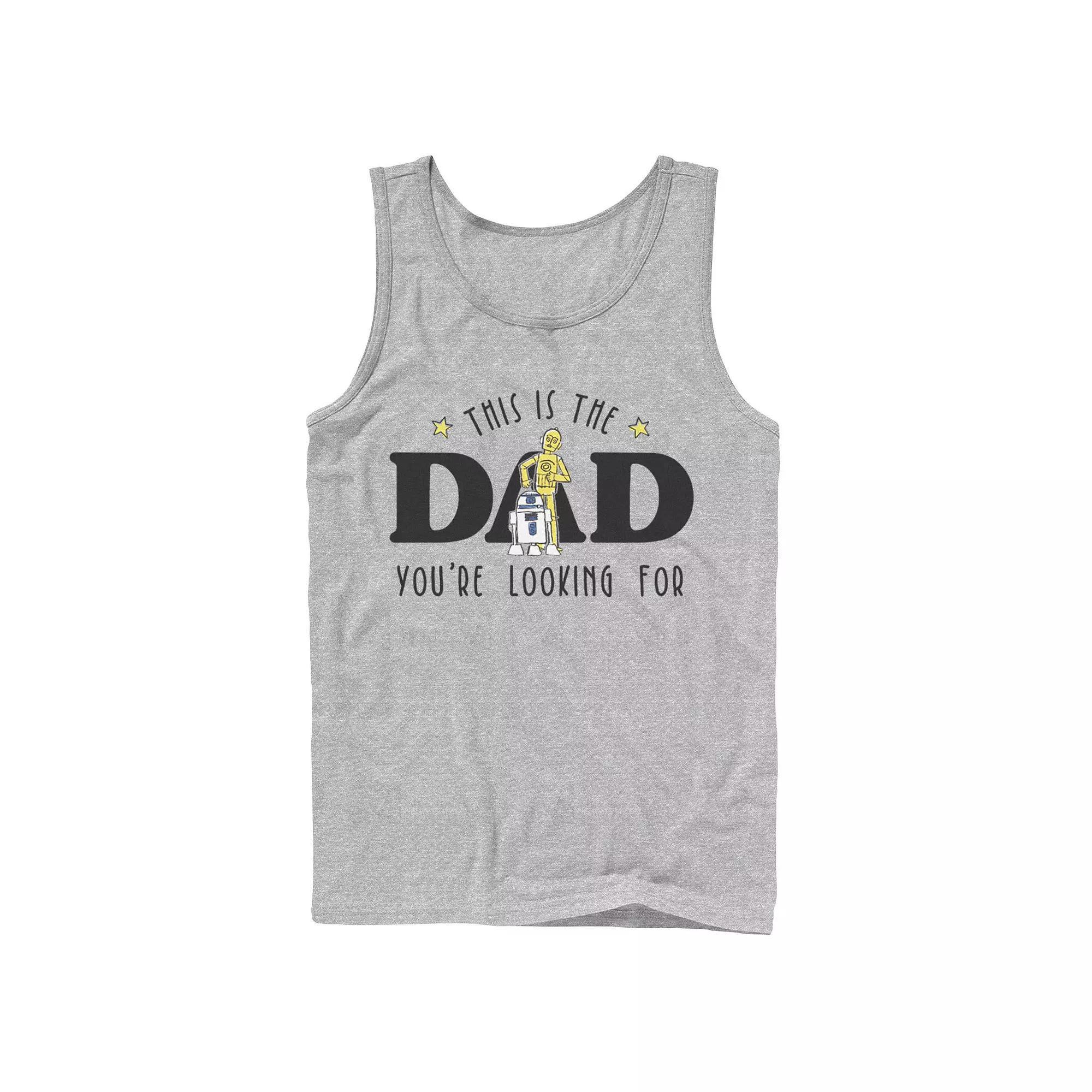 Men's Star Wars Father's Day This Is The Dad You're Looking For Tank Top,  Product Image