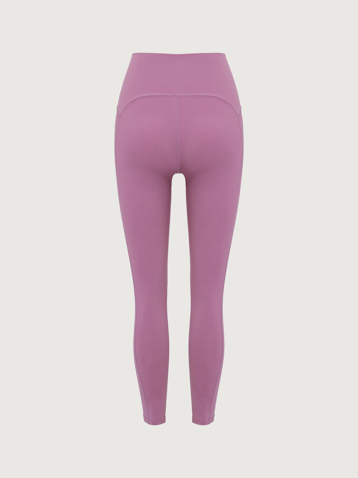 Pink High Waisted Quick-drying Leggings Product Image