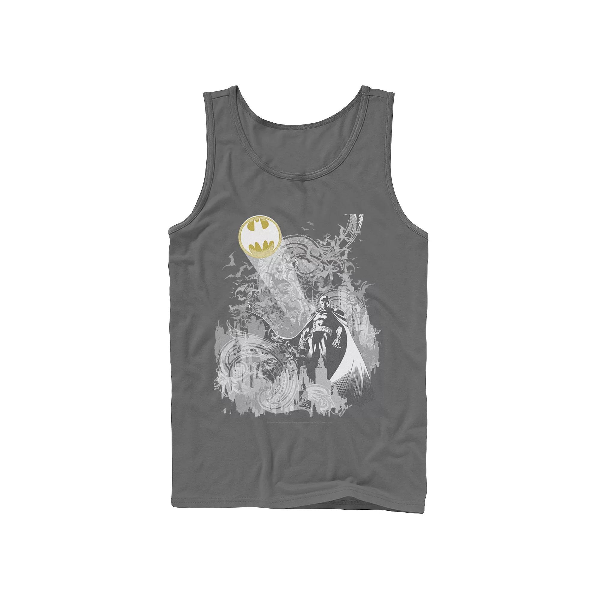 Mens DC Comics Batman Bat Signal Tank Top, Men's,  Product Image
