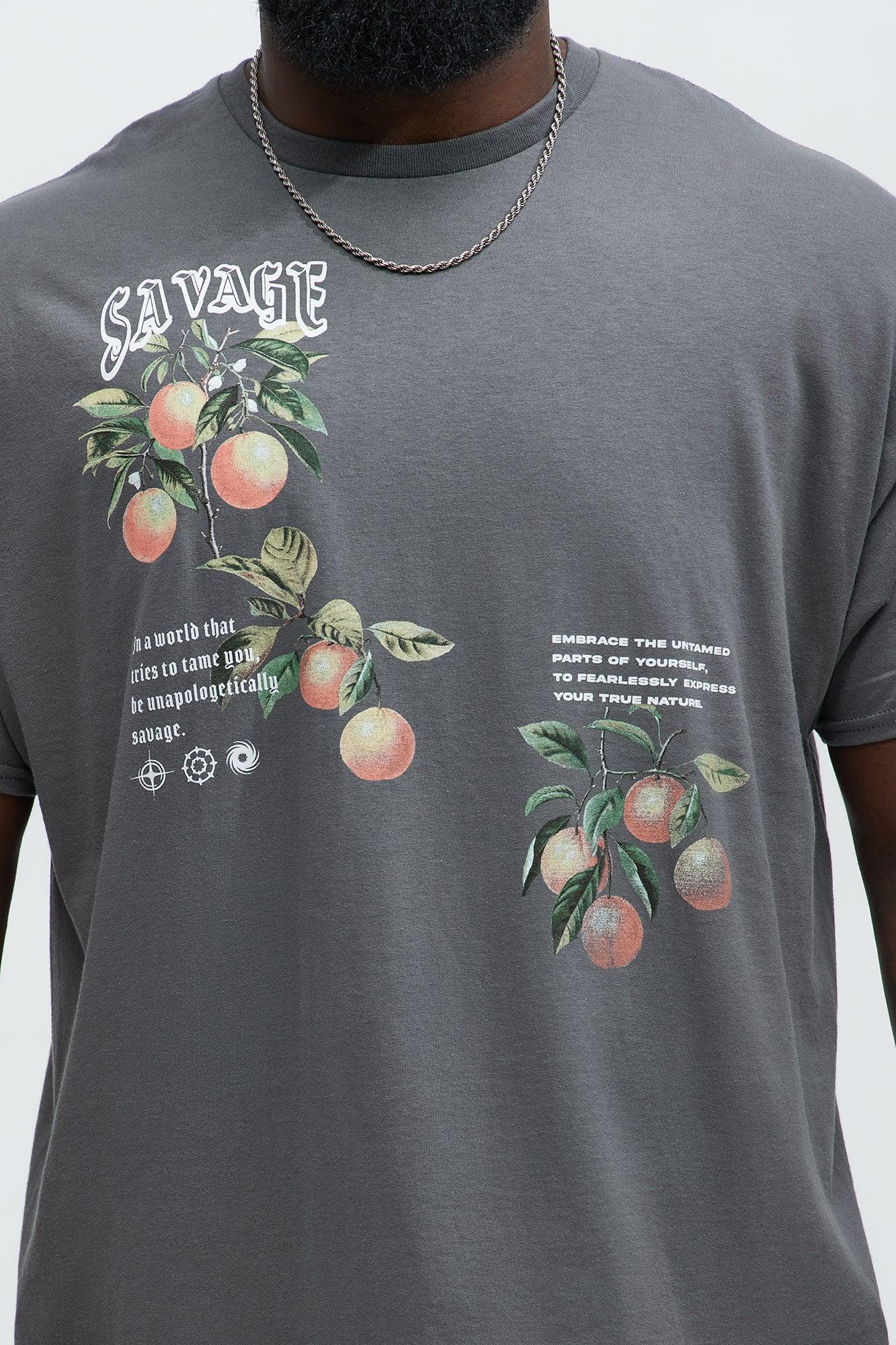 Savage True Nature Short Sleeve Tee - Charcoal Product Image