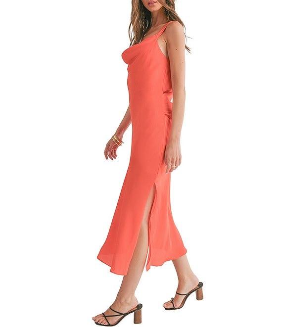 Sage The Label Cowl Neck Sleeveless Midi Dress Product Image
