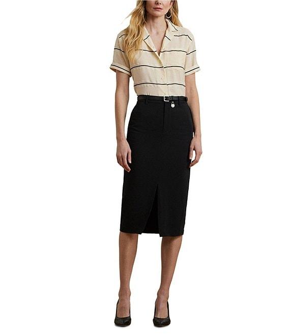 Lauren Ralph Lauren Stretch Cady Pencil Skirt Product Image