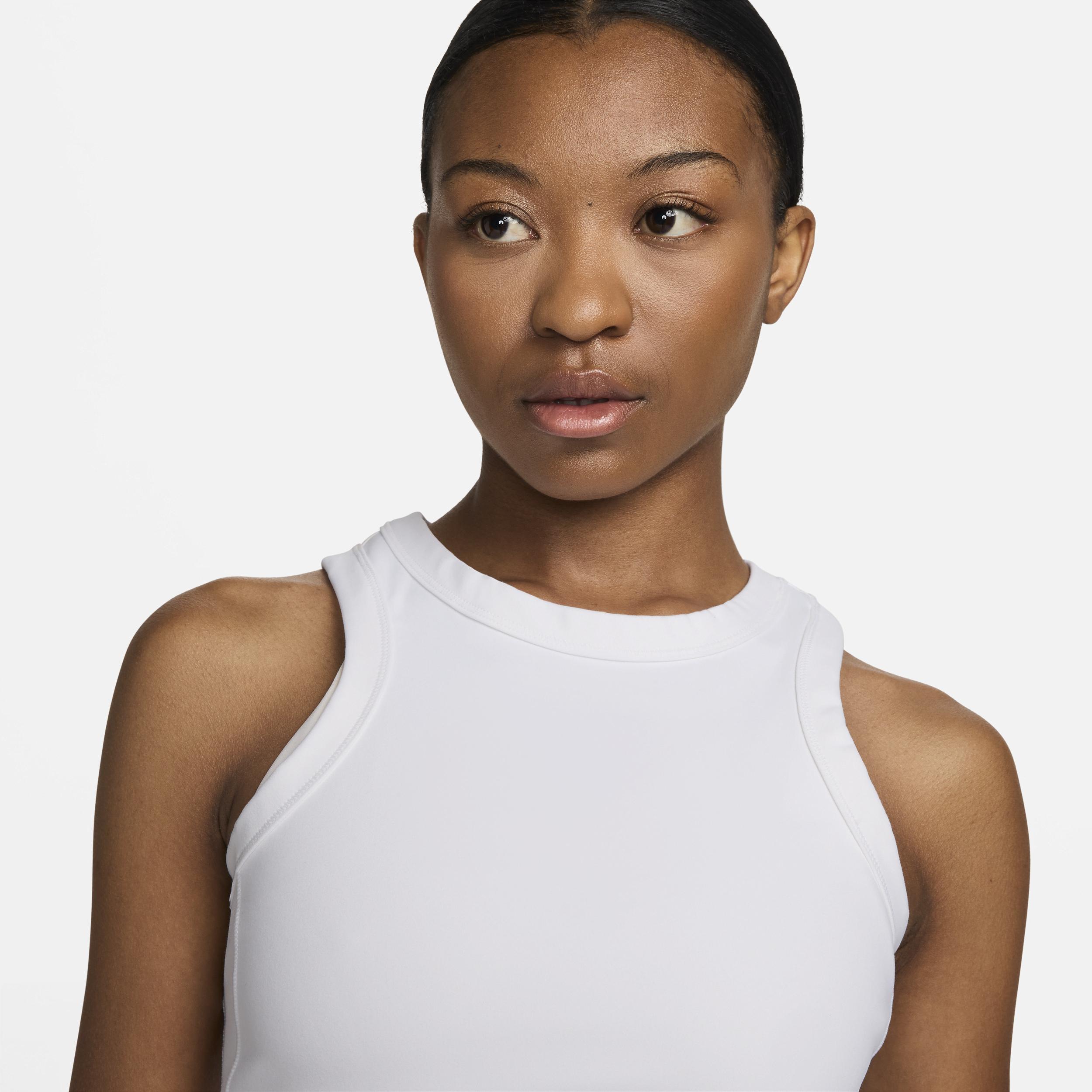 Nike Women's One Fitted Dri-FIT Cropped Tank Top Product Image