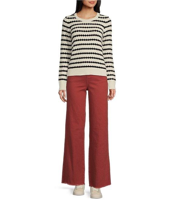 Copper Key Black & White Stripe Sweater Product Image