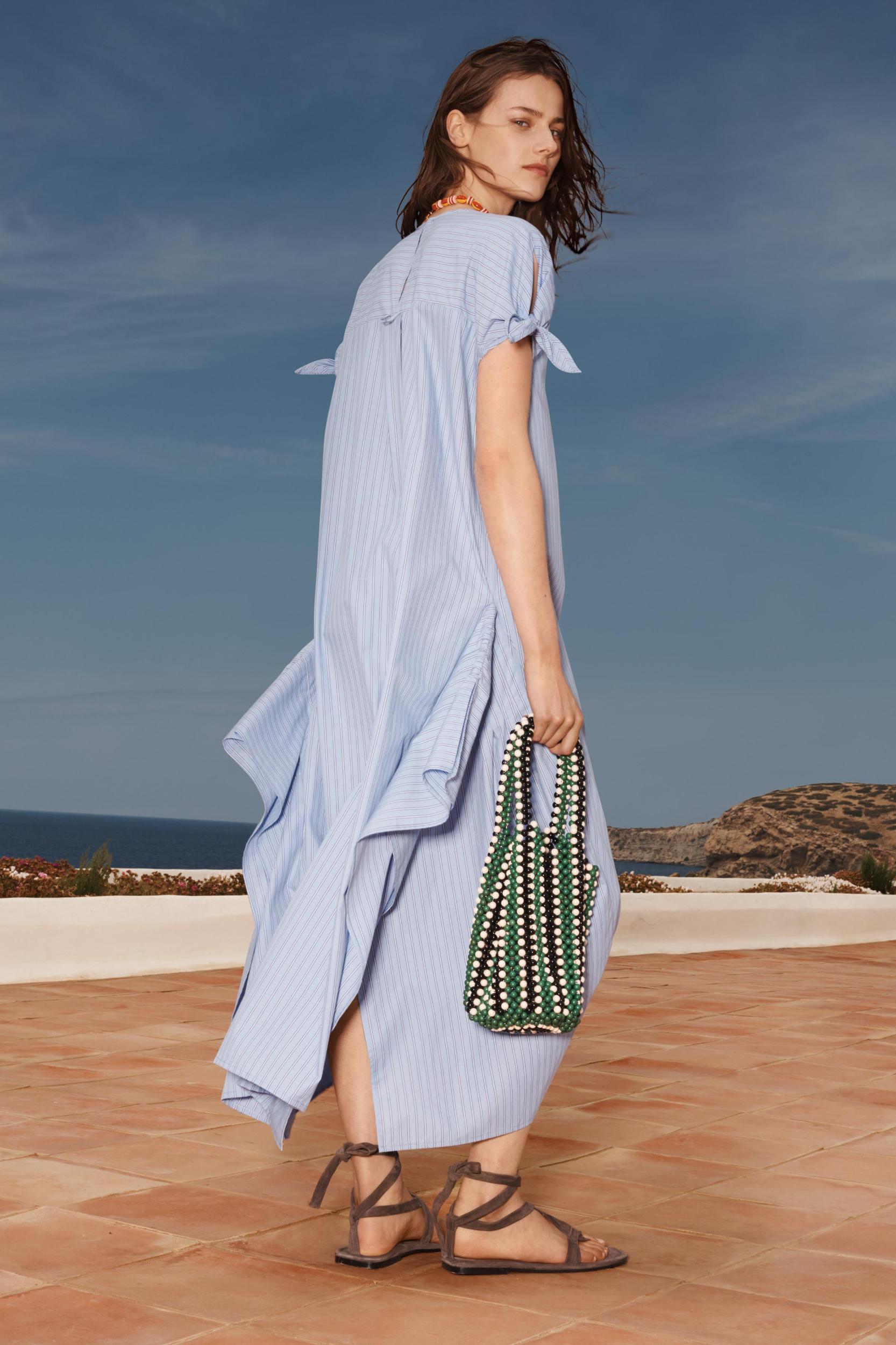 LIMITED EDITION STRIPED ASYMMETRIC DRESS Product Image