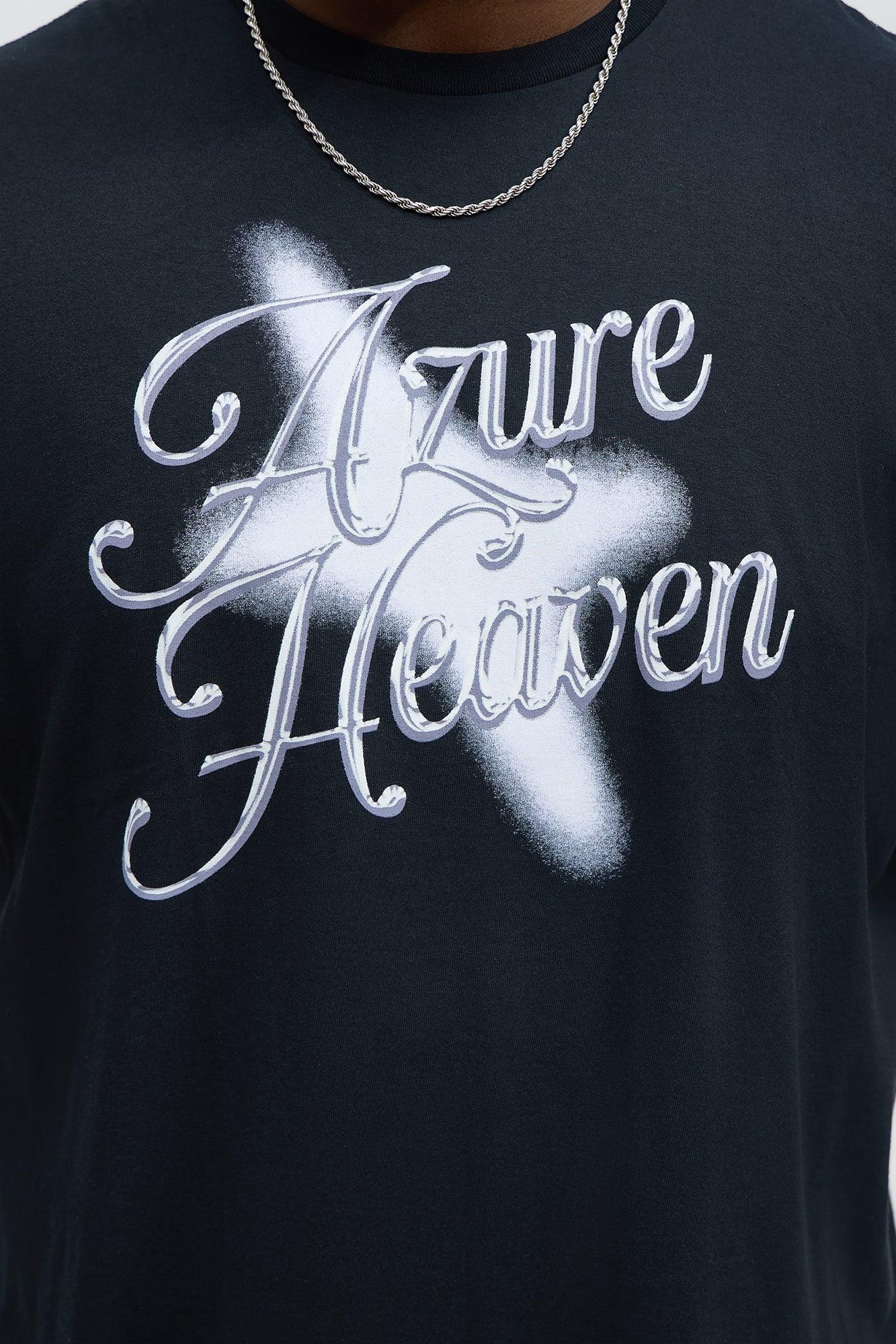 Azure Heaven Short Sleeve Tee - Black Product Image