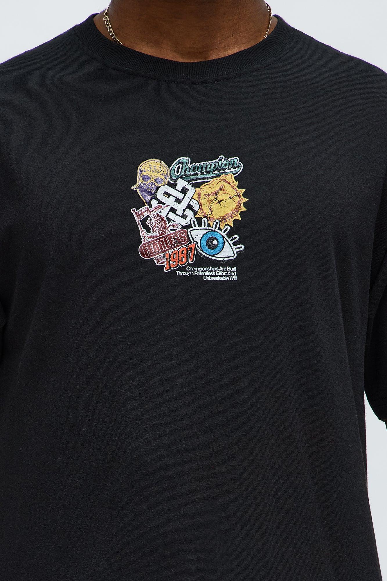 Champions Are Built Thru Effort Short Sleeve Tee - Black Male Product Image