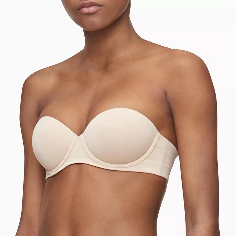 Calvin Klein Perfectly Fit Strapless Push Up Bra QF5677, Women's,  Product Image