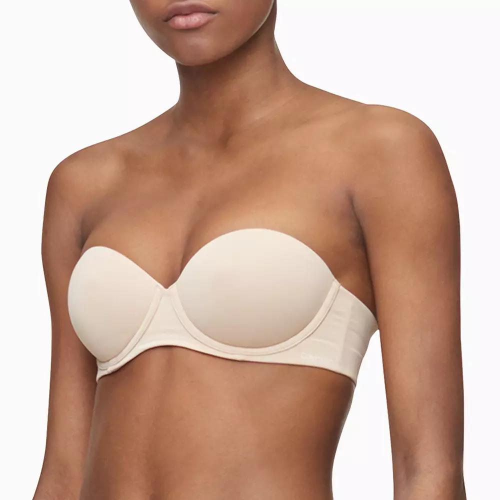 Calvin Klein Perfectly Fit Strapless Push Up Bra QF5677, Women's,  Product Image