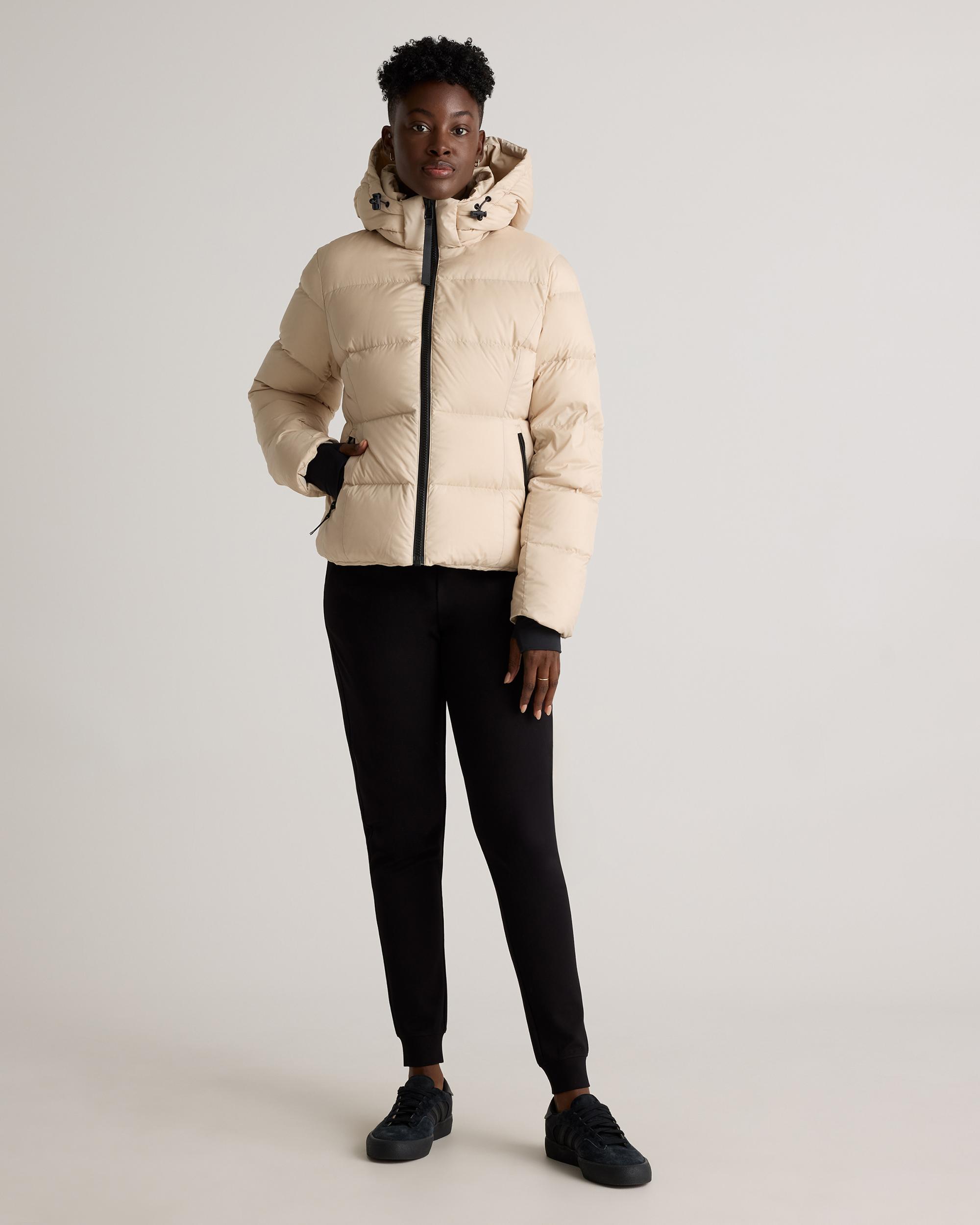 Quince | Women's Responsible Down Cinch Waist Puffer Jacket Recycled Polyester Product Image