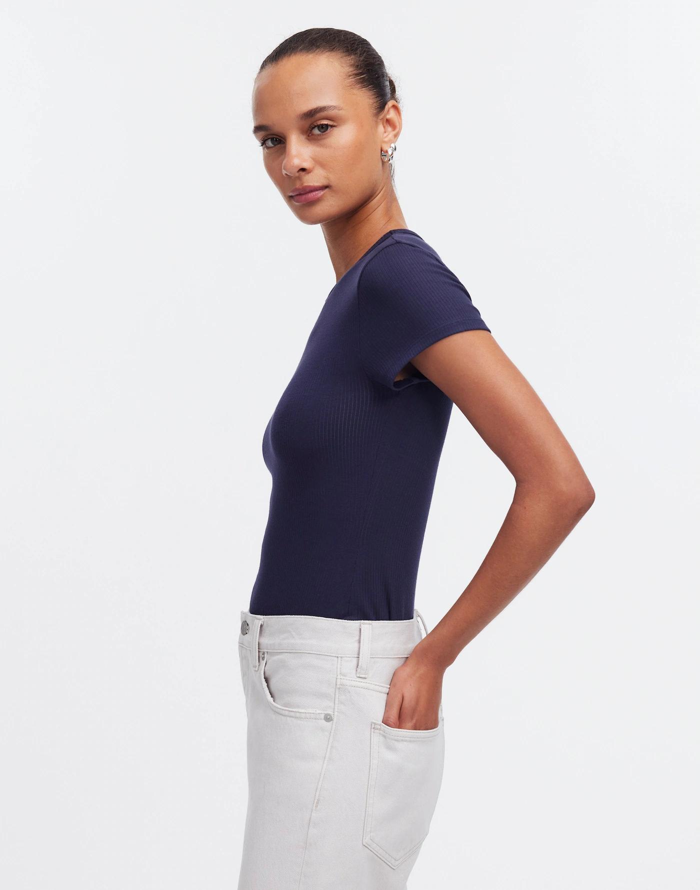 Drapey Rib Tee Product Image