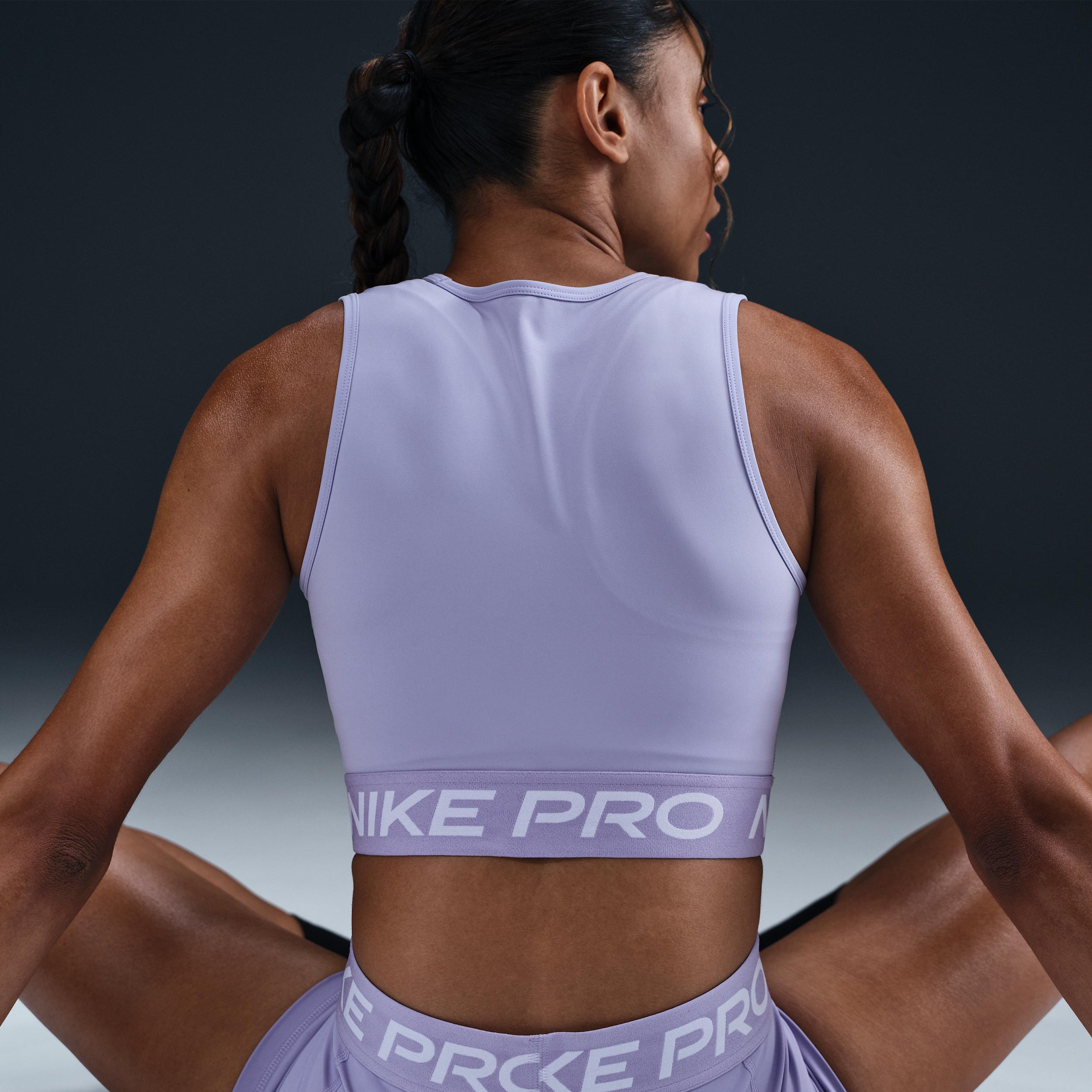 Womens Nike Pro Dri-FIT Crop Tank Top Product Image