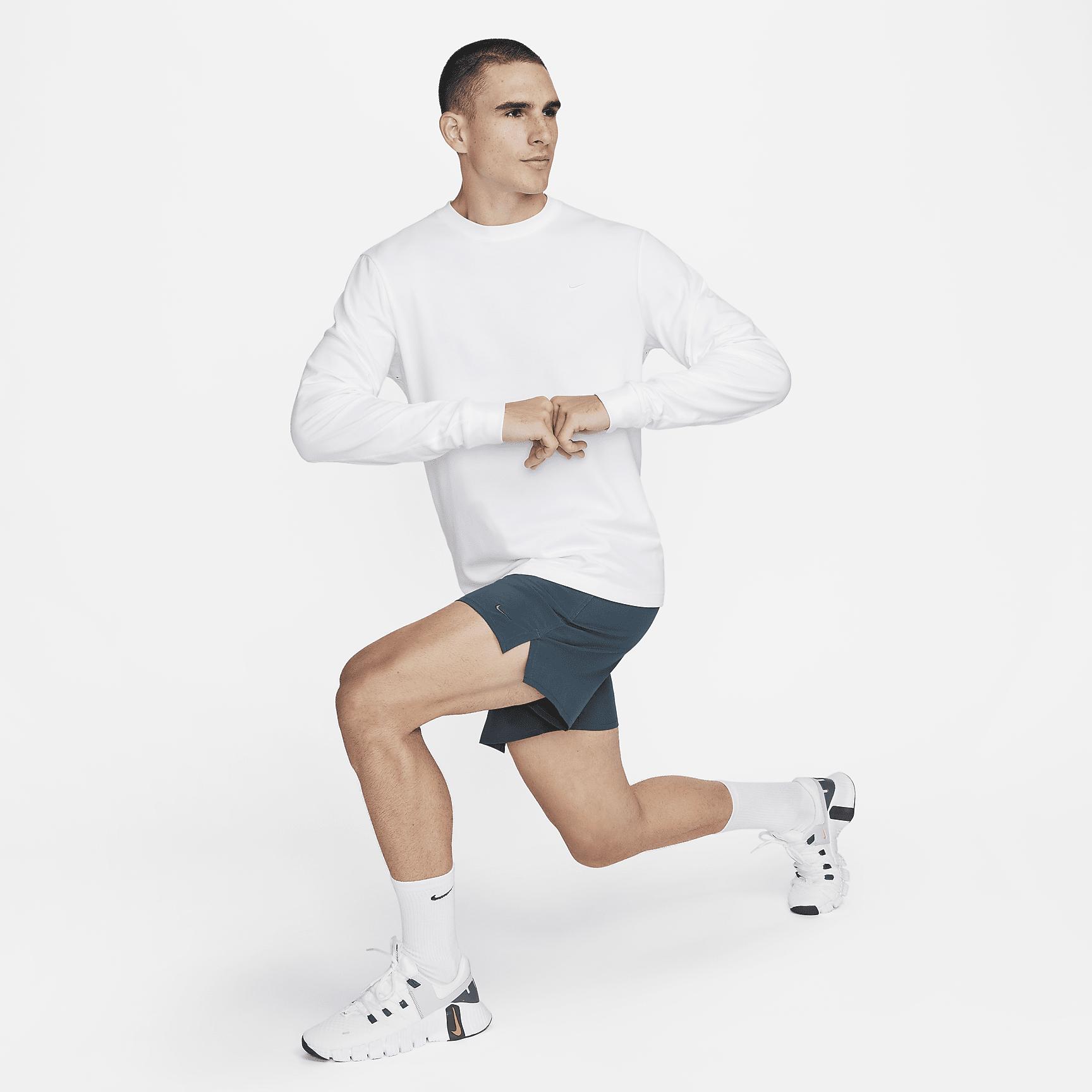 Nike Mens Primary Dri-FIT Long-Sleeve Versatile Top | FB8585-100 Product Image