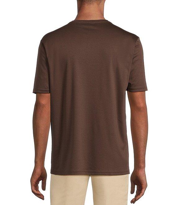 Murano Liquid Luxury Interlock Crew Neck Short Sleeve T-Shirt Product Image