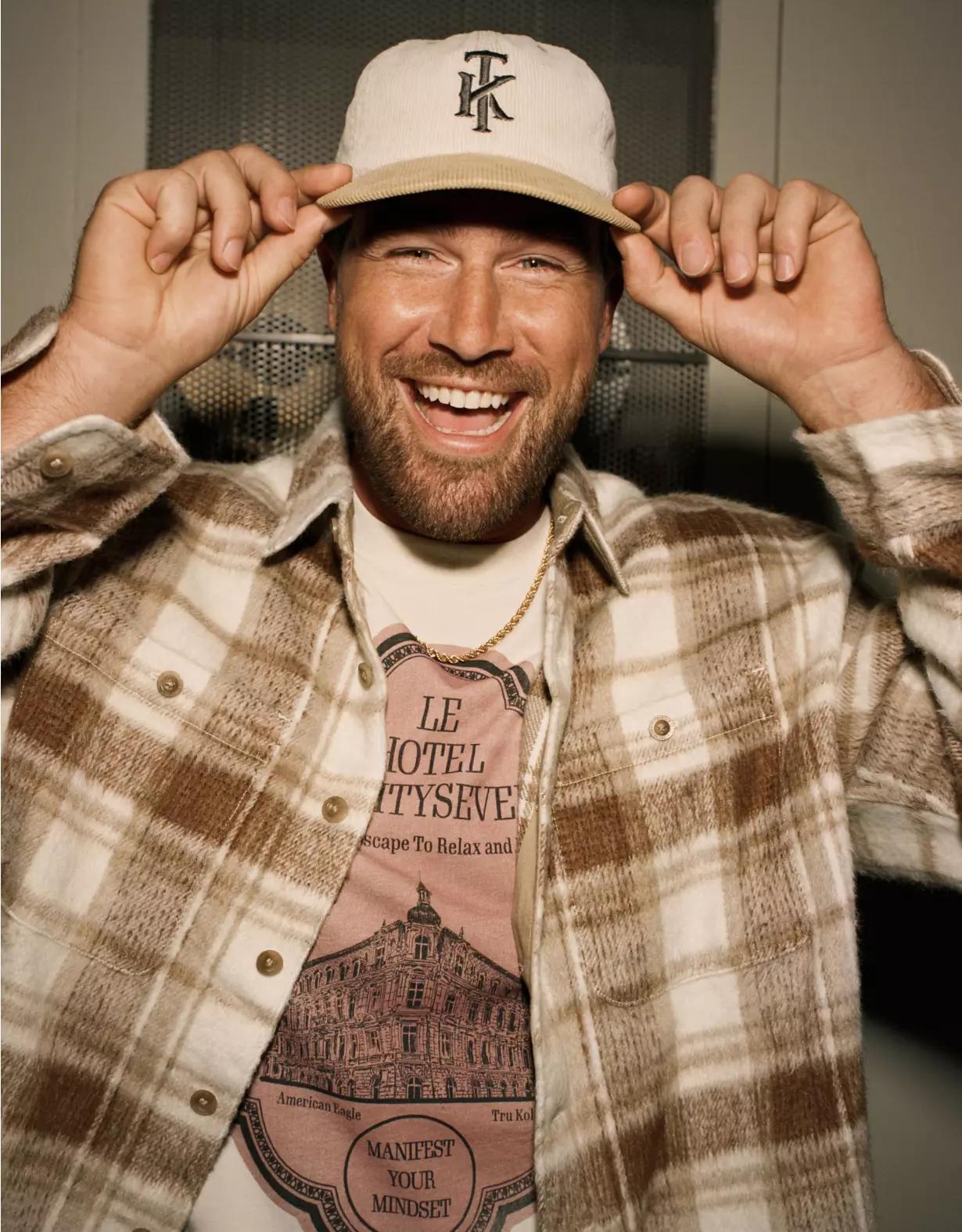 AE x Tru Kolors Corduroy Baseball Hat Product Image