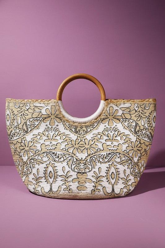 BLOOM & CARRY ORGANIC JUTE TOTE Product Image