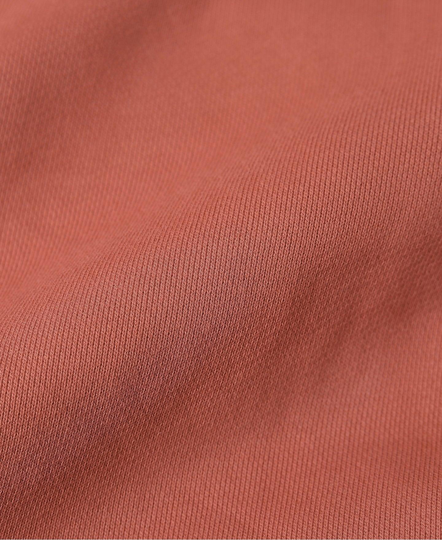 17.5 oz Terry Cloth Full-Zip Hoodie - Brick Red Product Image